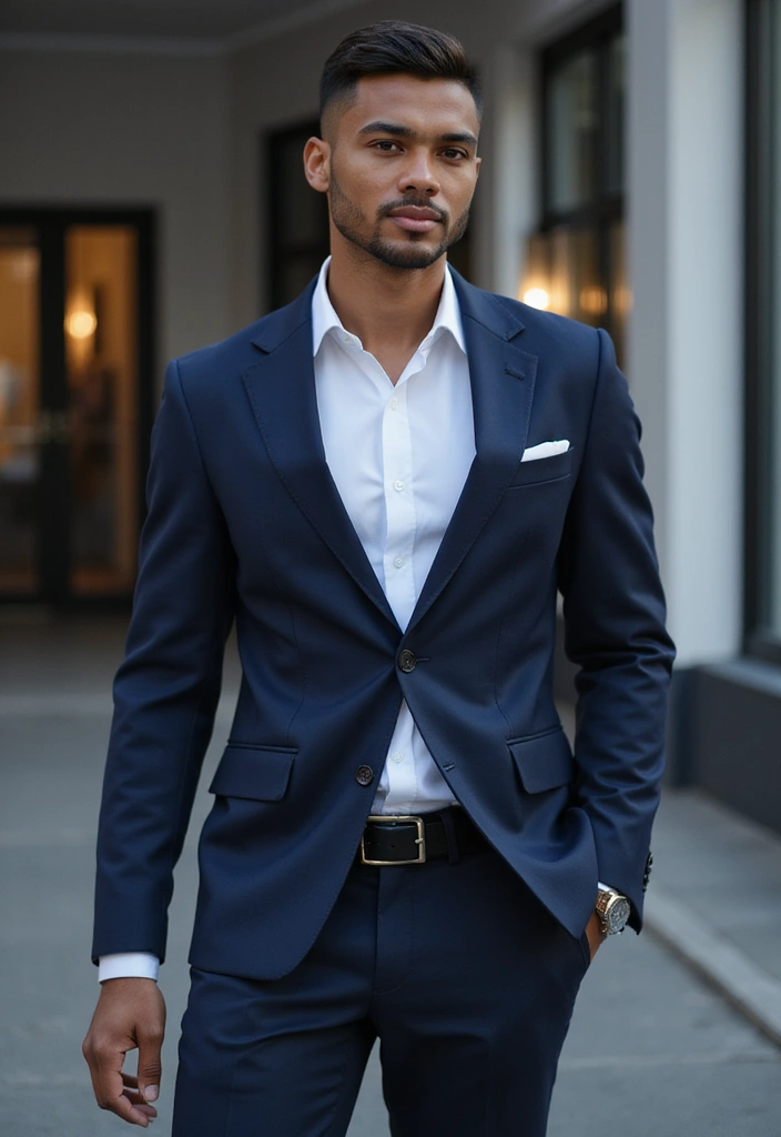 30 Stylish Low Taper Fade Haircuts for Black Men: Classic to Creative Designs - 14. Slicked Back Taper Fade