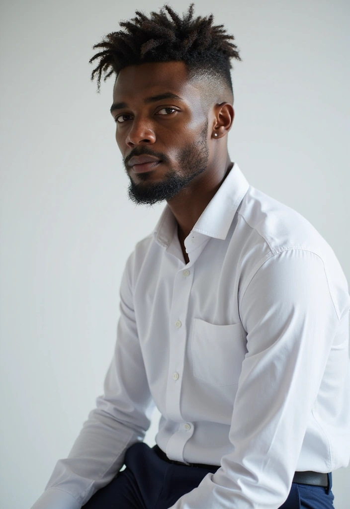 30 Stylish Low Taper Fade Haircuts for Black Men: Classic to Creative Designs - 2. Textured Crop with Low Taper Fade