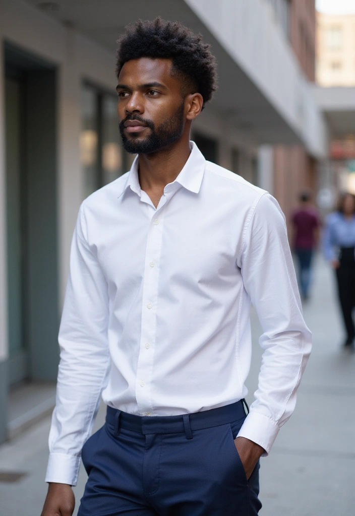 30 Stylish Low Taper Fade Haircuts for Black Men: Classic to Creative Designs - 27. Tapered Afro with Low Fade