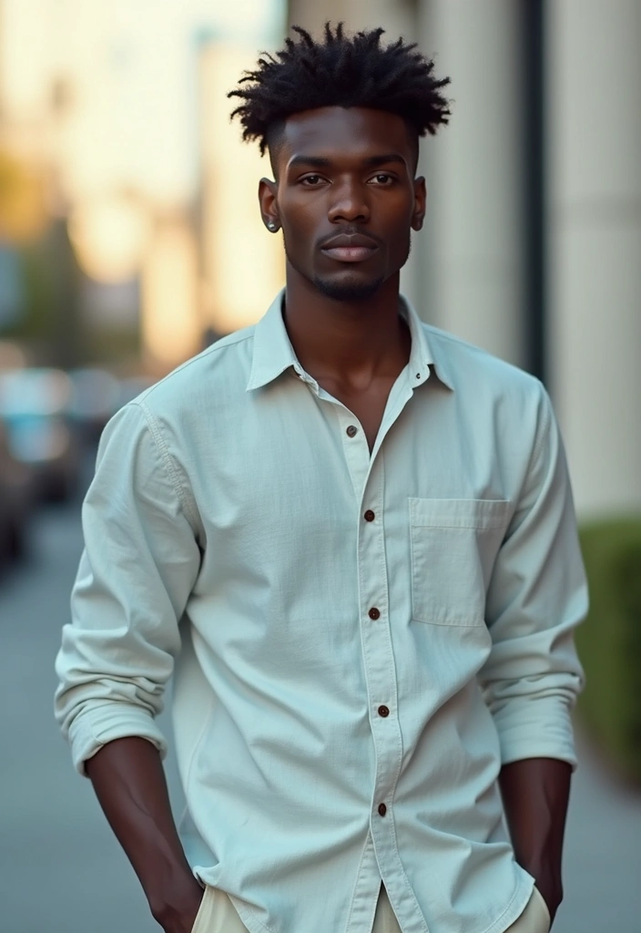 30 Stylish Low Taper Fade Haircuts for Black Men: Classic to Creative Designs - 8. Long Top with Low Taper Fade
