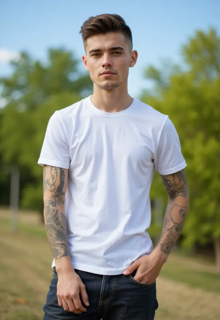 30 Taper Fade Curly Hair Looks Fresh, Clean and Stylish 18 30 Taper Fade Curly Hair Looks Fresh, Clean and Stylish - 16. Artistic Taper Fade with Abstract Shapes