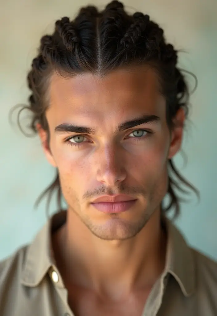 30 Terrific Long Hairstyles For Black Men To Rock In Style 2 30 Terrific Long Hairstyles For Black Men To Rock In Style - 2. Braided Crown