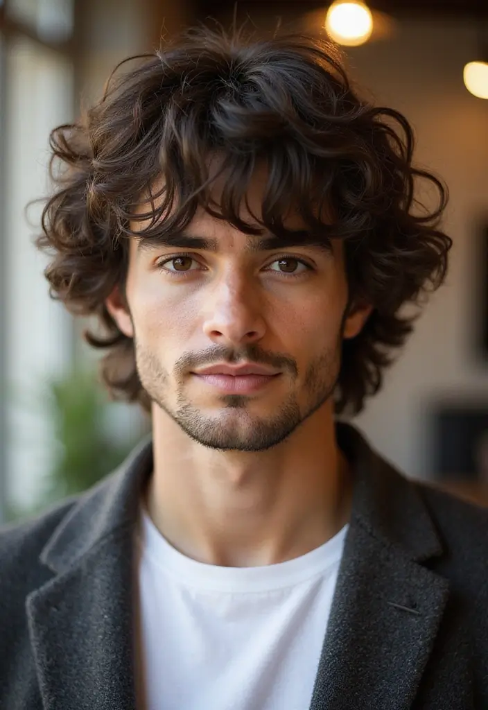 30 Terrific Long Hairstyles For Black Men To Rock In Style 7 30 Terrific Long Hairstyles For Black Men To Rock In Style - 7. Layered Curls
