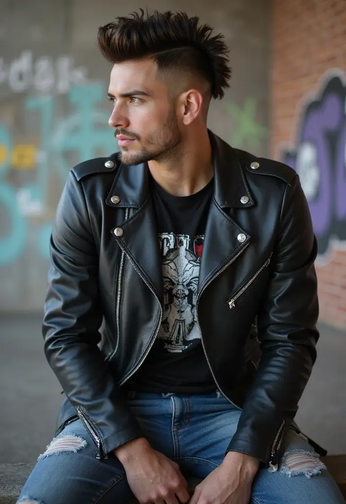30 Types of Fades for Men: Modern, Clean, and Timeless 16 30 Types of Fades for Men: Modern, Clean, and Timeless - 14. Mohawk Fade